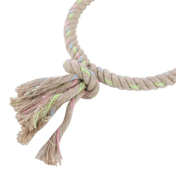 Large Parrot Jute Ring Toy - 25cm - Image 2