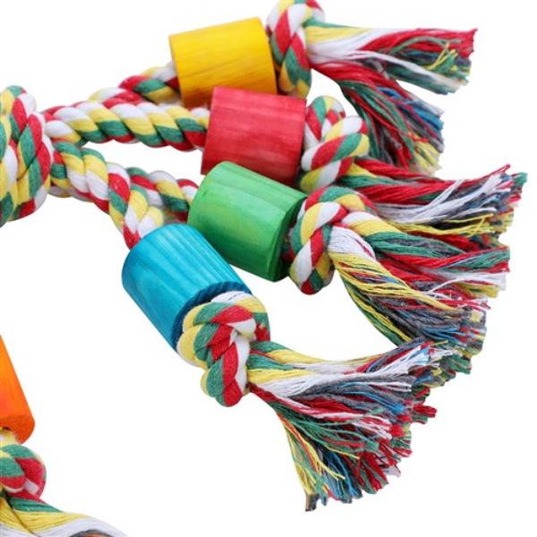 Parrot Rope Dangler Toy - 22cm x 8cm - Image 4