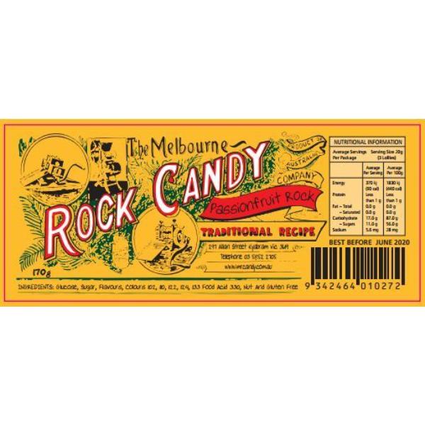 Passionfruit Rock Candy - 170g - Image 2