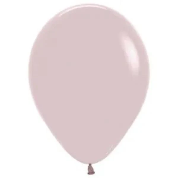 18 Pack Pastel Dusk Rosewood Round Balloon - 30cm