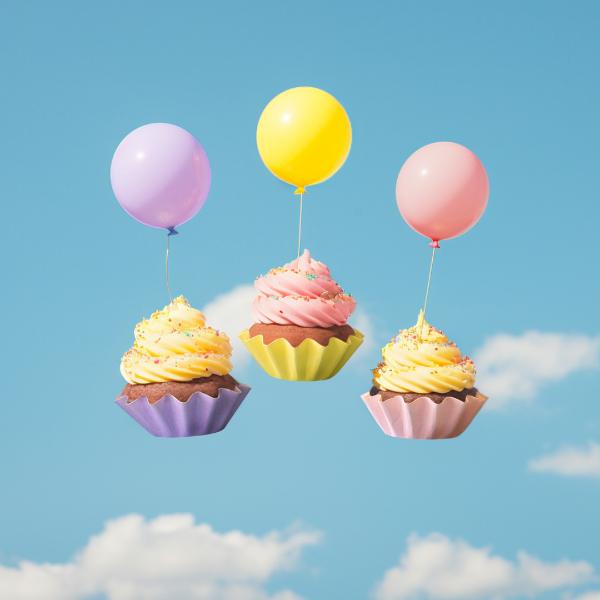 25 Pack Pastel Mix Bloom Caking Cups In Pvc Box - Image 4