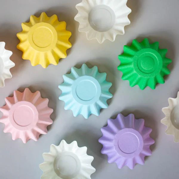 25 Pack Pastel Mix Bloom Caking Cups In Pvc Box - Image 5