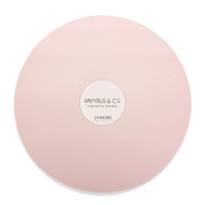 Pastel Pink Round Masonite Cake Board - 35.6cm