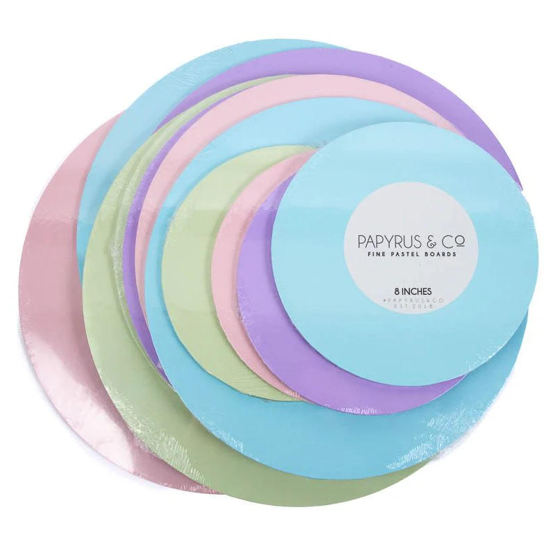 Pastel Pink Round Masonite Cake Board - 35.6cm - Image 3