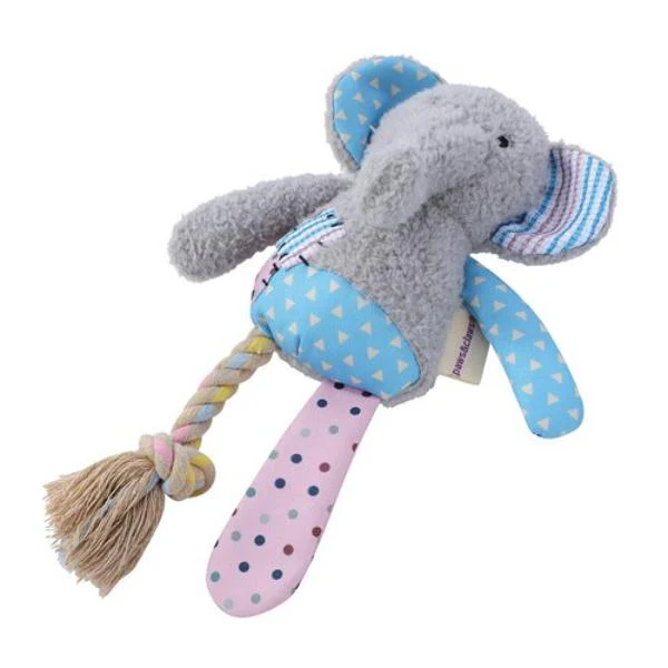 Patchy Pals Plush Elephant Pet Toy - 36cm x 20cm x 8cm - Image 3