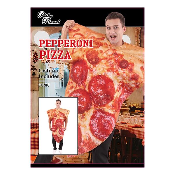 Pepperoni Pizza Costume - One Size - Image 3