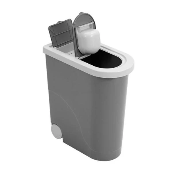 Pet 32L Food Storer With Scoop - 43cm x 23cm x 48.5cm - Image 4