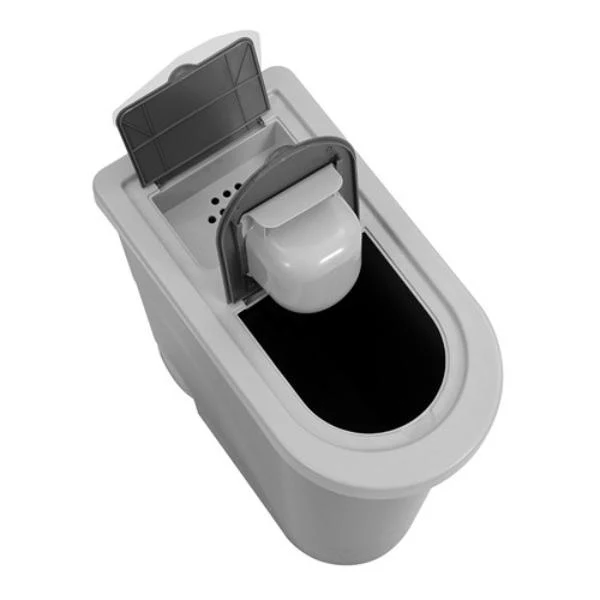 Pet 32L Food Storer With Scoop - 43cm x 23cm x 48.5cm - Image 5