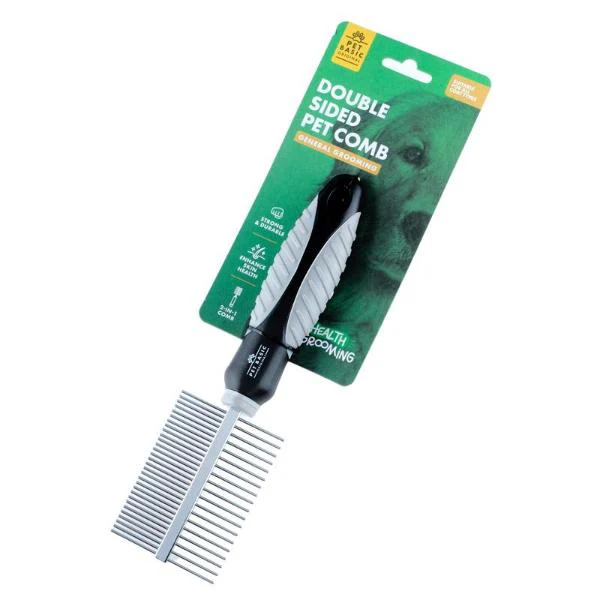 Grey Double Sided Pet Grooming - 20cm x 5.2cm - Image 3