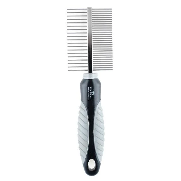 Grey Double Sided Pet Grooming - 20cm x 5.2cm - Image 4