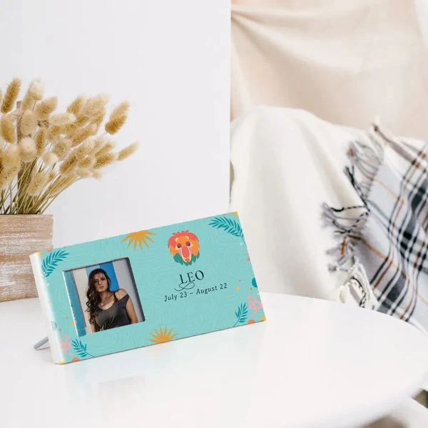 Zodiac Leo Photo Frame - 10cm x 20cm - Image 2