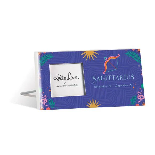 Zodiac Sagittarius Photo Frame - 10cm x 20cm