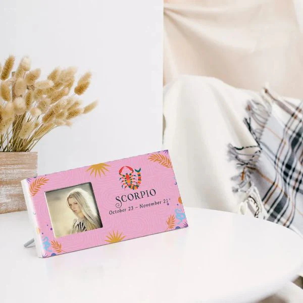 Zodiac Scorpio Photo Frame - 10cm x 20cm - Image 2