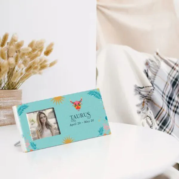Zodiac Taurus Photo Frame - 10cm x 20cm - Image 2