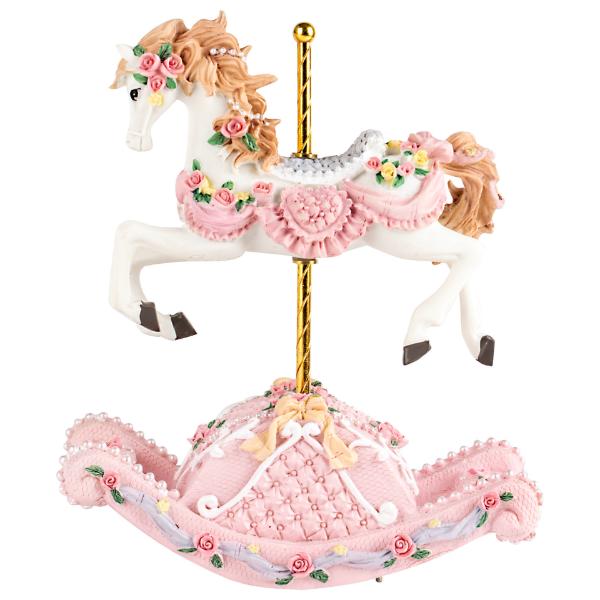 Pink Rocking Horse With Music - 20cm