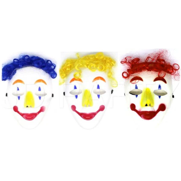 Plastic Clown Mask