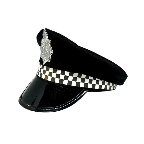 Black Police Hat - Image 2