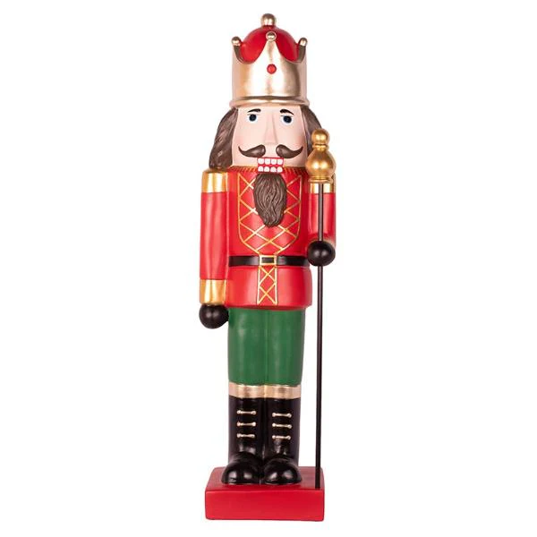Polyresin Nutcracker 28cm x 24cm x 124cm