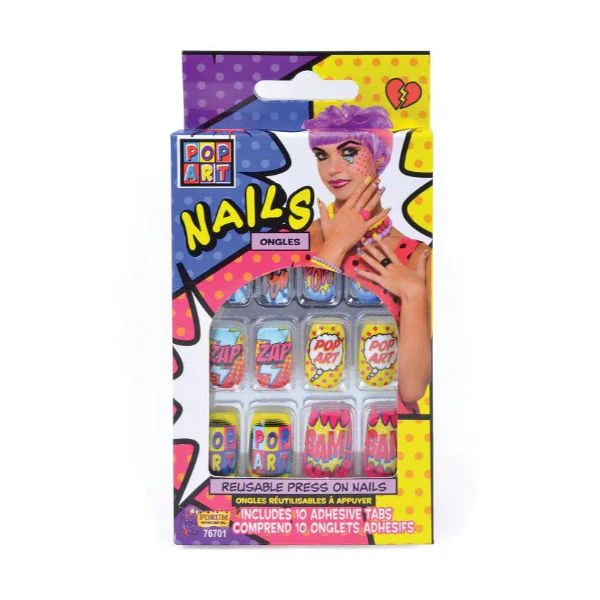 Pop Art Press On Nails
