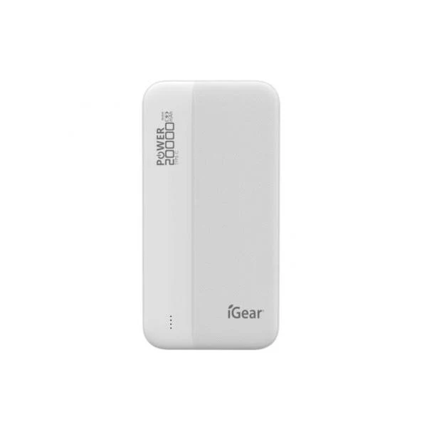 White USB + USB C Power Bank
