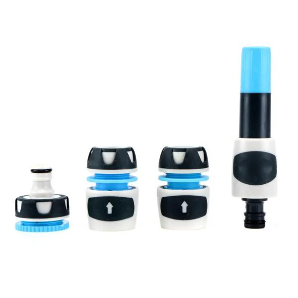 4 Pack Premium Garden Hose Connector Set - Image 2