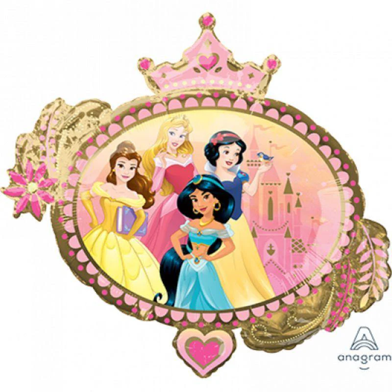 Princess Once Upon a Time Foil Balloon - 86cm x 81cm