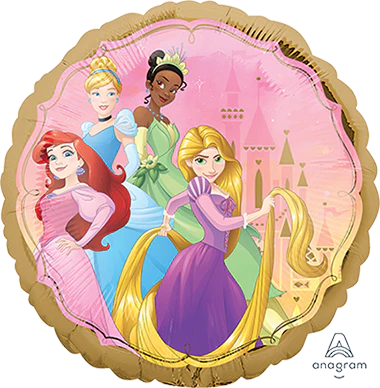 Princess Once Upon a Time Round Foil Balloon - 45cm