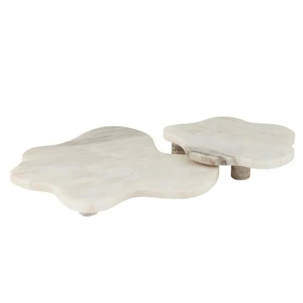 2 Pack Puddle Marble Serving Set - 30cm x 33cm