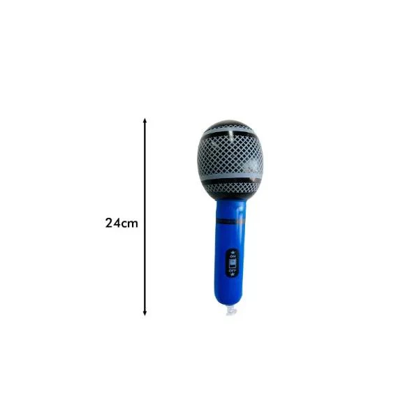 PVC Inflatable Microphone - 24cm - Image 3