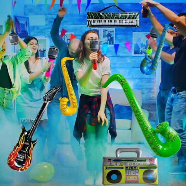 PVC Inflatable Microphone - 24cm - Image 4