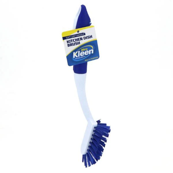 Radial Dish Brush With Soft Grip Handle - 29cm x 7cm x 6cm