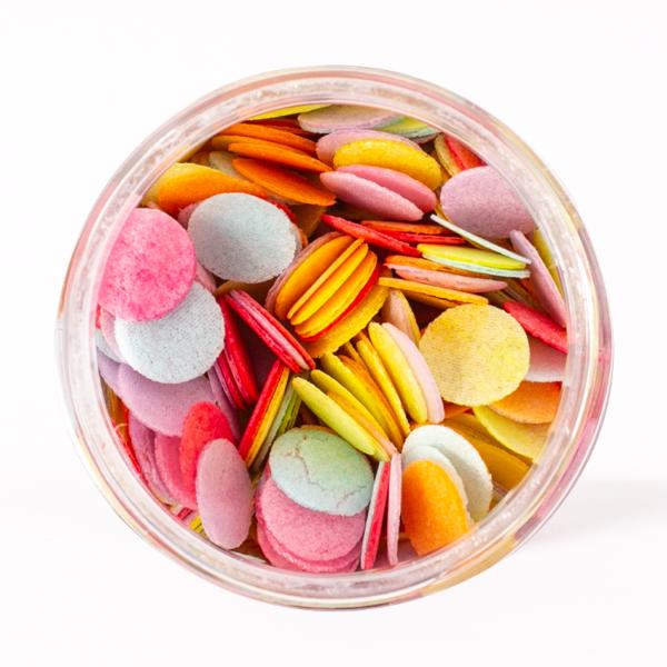 Sprinks Rainbow Mix Wafer Decorations - 9g - Image 2