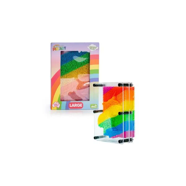 Rainbow Pin Art