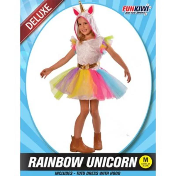 Rainbow Unicorn Girl Costume
