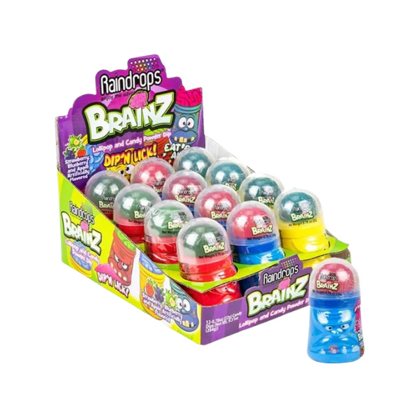 Raindrops Brainz Dip n Lick Candy - 22g