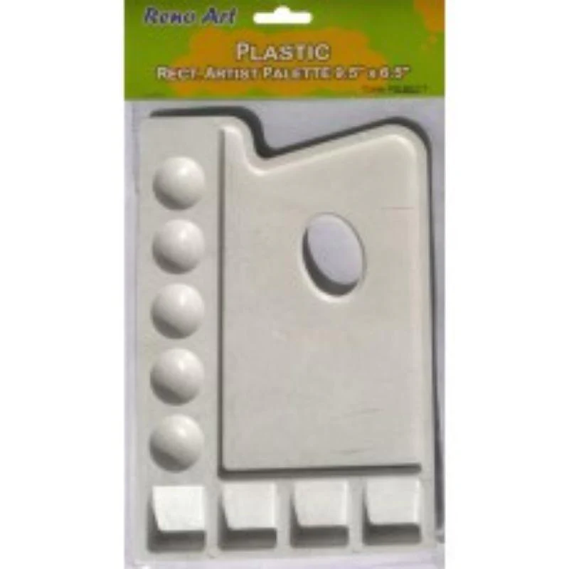 Rectangle Plastic Artist Palette - 24cm x 16.5cm
