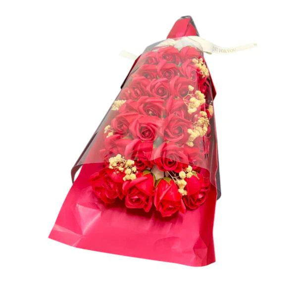 Red Roses In A Gift Box - Image 4