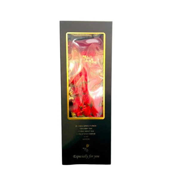 Red Roses In A Gift Box - Image 5
