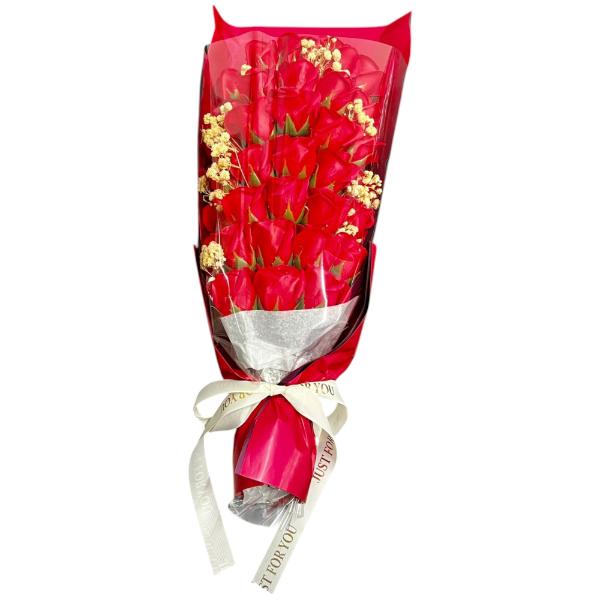 Red Roses In A Gift Box - Image 6