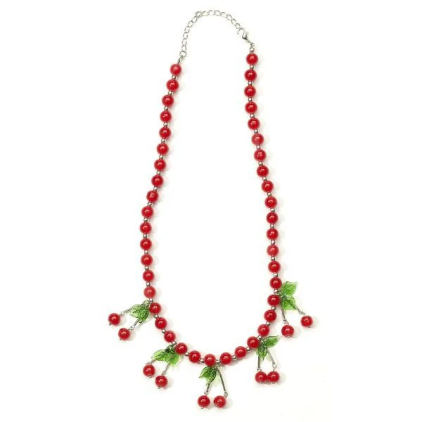 RETRO ROCK CHERRY NECKLACE