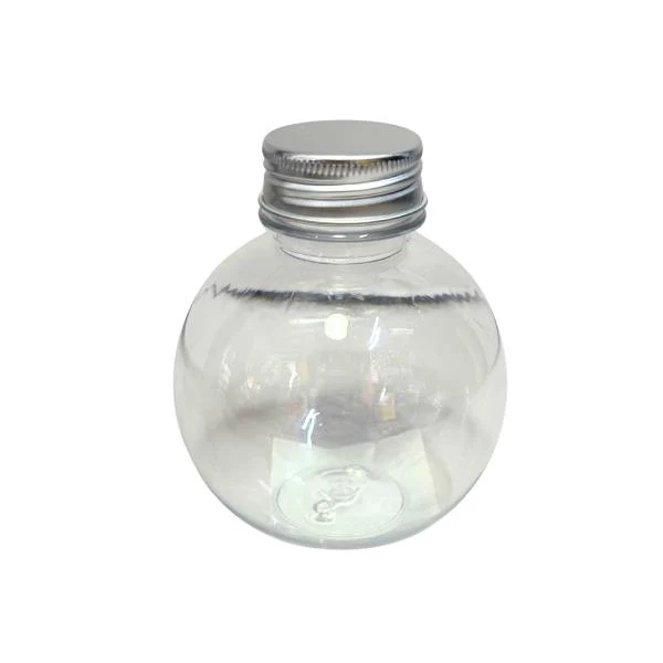 Reusable Bottle With Silver Lid - 5.9cm x 4.7cm x 4.7cm