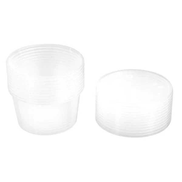 10 Pack Round Reusable Food Container - 500ml - Image 3