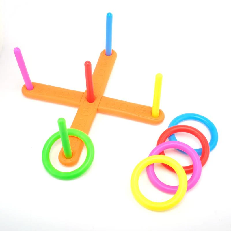 12 Pack Multicolour Ring Toss Collapsible Game - 40cm x 16.5cm - Image 4