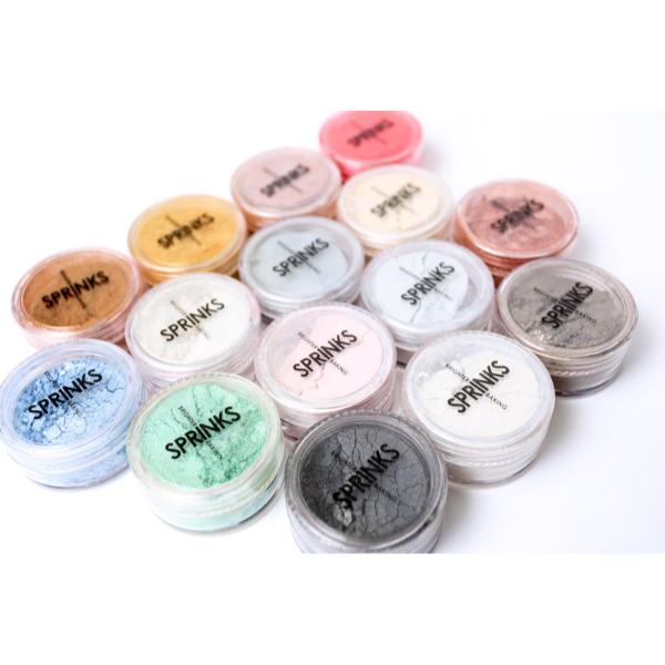 Sprinks Rose Gold Lustre Dust - 10ml - Image 3