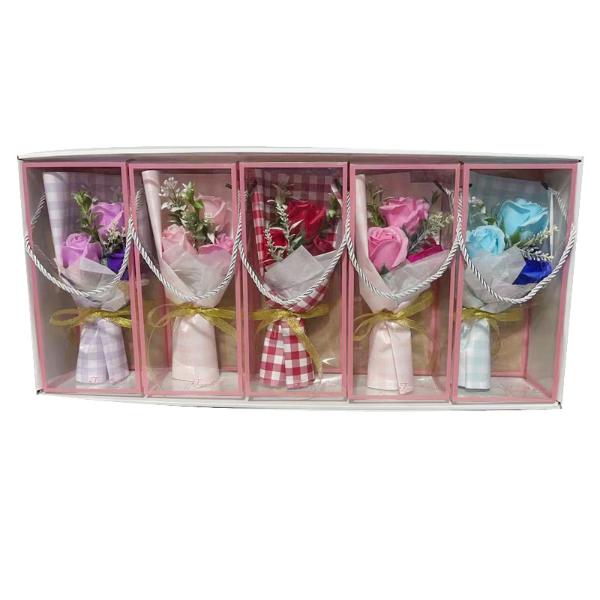 Flower Bouquet - ROSES 3HD IN BOX 5ASST