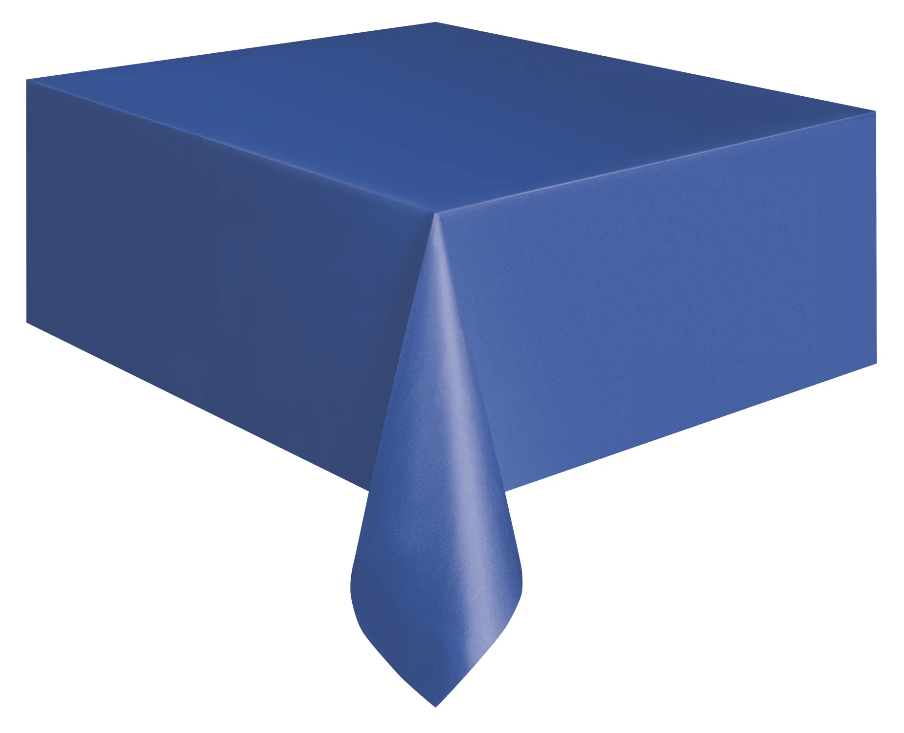 Royal Blue Plastic Rectangle Tablecover - 137cm x 274cm