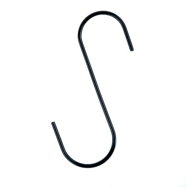 2 Pack Black Steel S Hook - 15cm x 6.5cm - Image 4