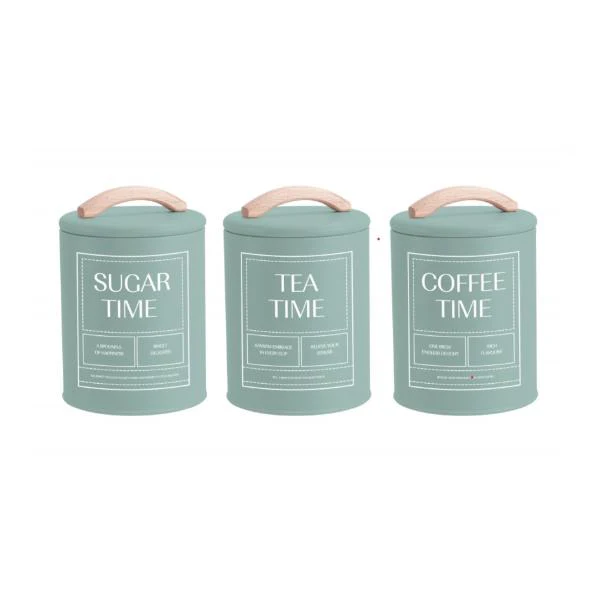 Sage Green Metal Storage - 11cm x 15cm
