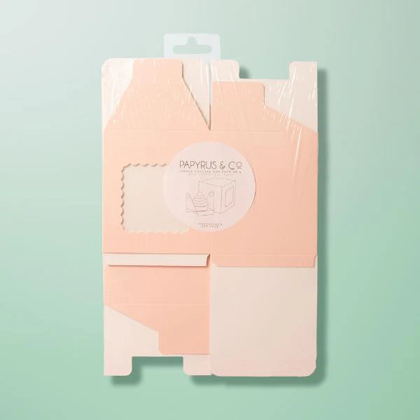 6 Pack Single Pastel Pink Scalloped Cupcake Box - Image 6