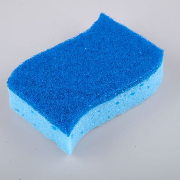 3 Pack Sponge With Top Scourer - 10.5cm x 7cm x 3cm - Image 3